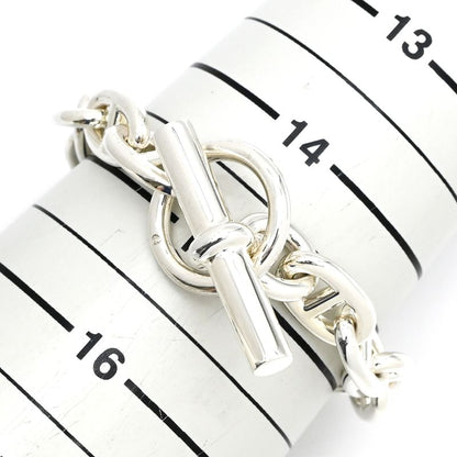 Hermes Bracelet Chaine D'ancre MM Silver 925 Silver 14 Frames Star Ring Silver