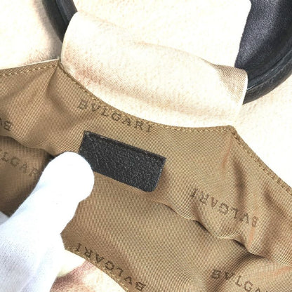 Bvlgari Bulgari Handbag Round Handle Canvas/leather Pink