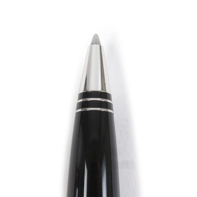 Louis Vuitton Doc Lacquer Twist Ballpoint Pen Black Silver Made In France Men's