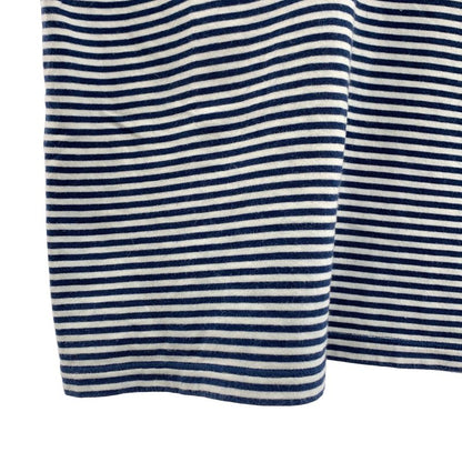 Celine - Embroidered T-shirt Striped T-shirt - M - Blue White - Women's