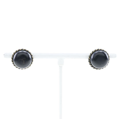 Chanel Coco Mark Metal Black 00A Ladies 2.6g Earrings