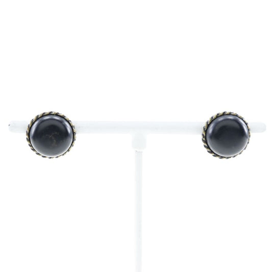 Chanel Coco Mark Metal Black 00A Ladies 2.6g Earrings