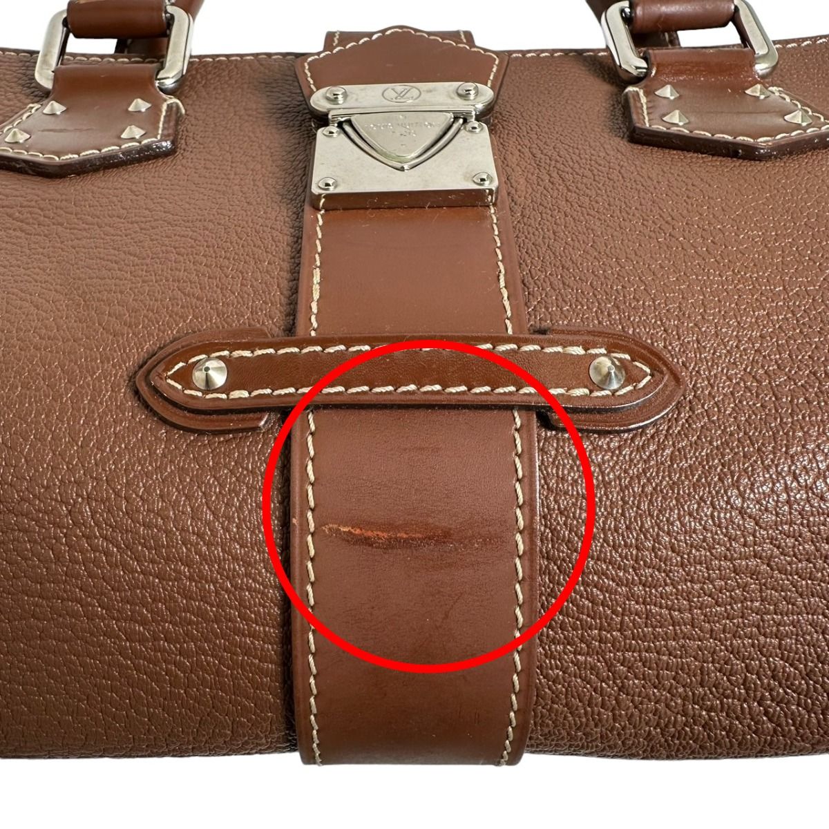 Louis Vuitton Souhari Sienne Epanoui PM Handbag Brown
