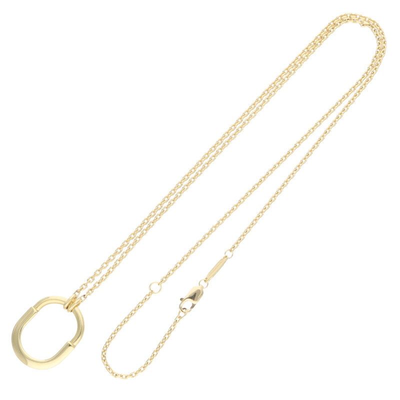 Tiffany & Co Lock 18K Yellow Gold Small Necklace Men's