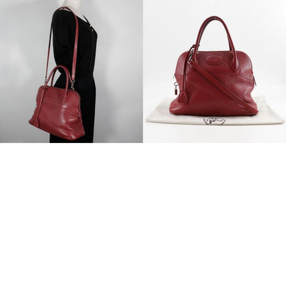 Hermes Bolide 31 2WAY Shoulder Ardennes Red/silver Hardware □N Ladies Handbag