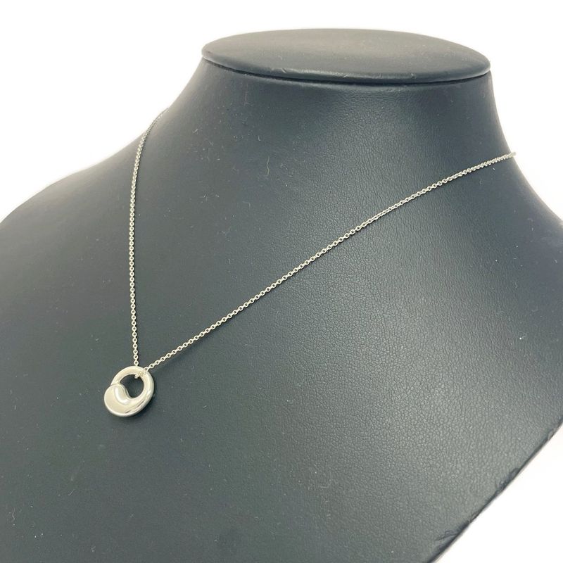 Tiffany & Co Silver Eternal Circle Necklace 4.0g 925 Engraved 434866 Necklace