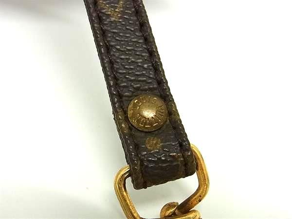 Louis Vuitton Monogram Bag Shoulder Strap Crossbody Women's Brown Da7041