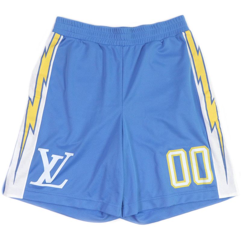 Louis Vuitton 22SS Amen Break Mesh Sports Game Pants Shorts Light Blue S Made