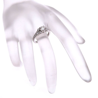 Cartier Solitaire Diamond Platinum Ring
