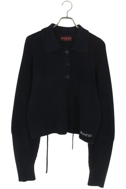 Gucci 786464 Xkd2s Cropped Half Button Knit Women's L