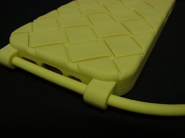 Bottega Veneta Intrecciato Rubber Phone Shoulder Case For Iphone