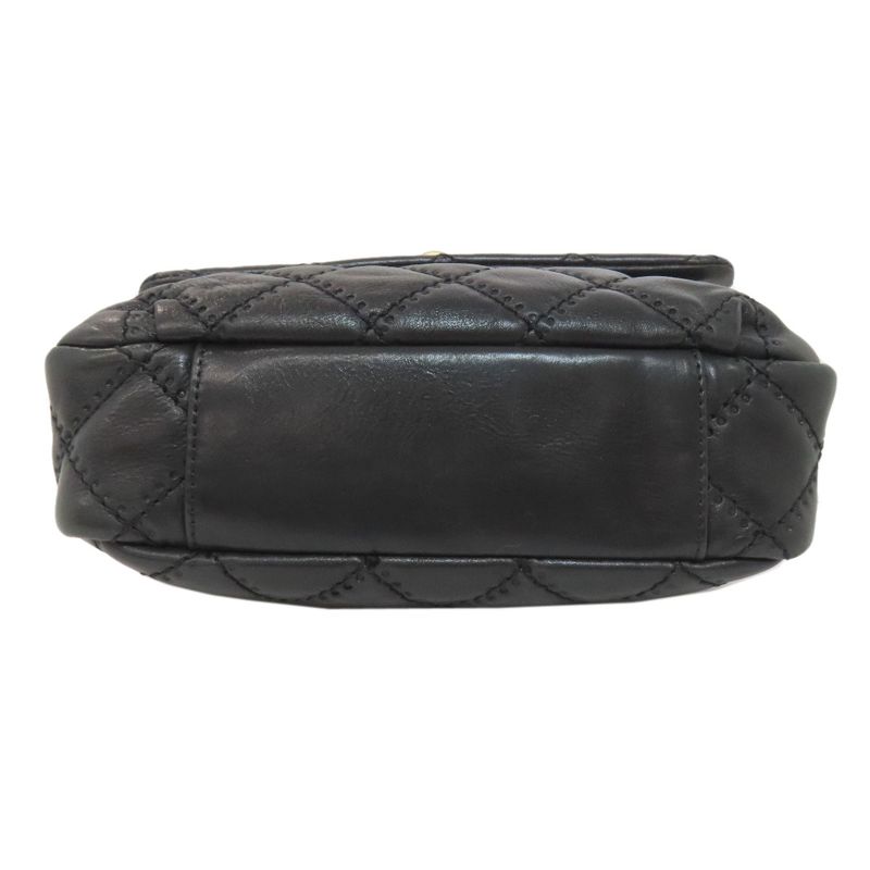 Chanel Matelasse 2WAY Gold Hardware Handbag Calf Women