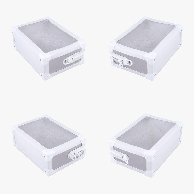 Louis Vuitton Soft Trunk Transparent X White Epi Plat Jouge M55602 Du3199