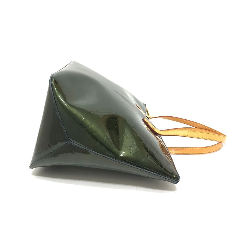 Louis Vuitton Tote Bag Bellevue GM M93673 Monogram Vernis Blue Nuit Green