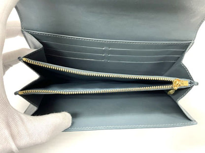 Louis Vuitton Monogram Vernis Portefeuille Sarah Long Wallet M91564 Givre Green