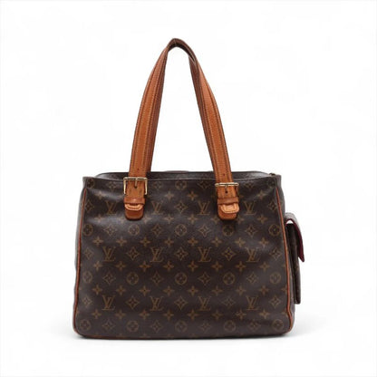 Louis Vuitton Monogram Multipuri Cité M51162 Leather Tote Bag Shoulder Hand