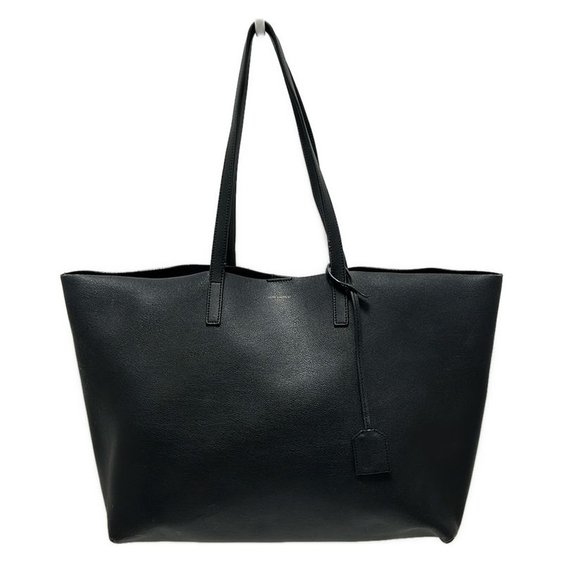 Saint Laurent Paris Tote Bag Shopping Tote 394195 Black Leather