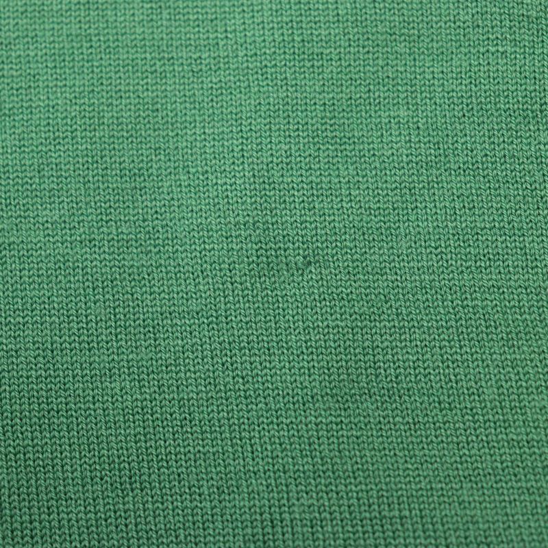 Hermes 22AW 100% Wool H Embroidery Crew Neck High Gauge Knit Sweater Green M