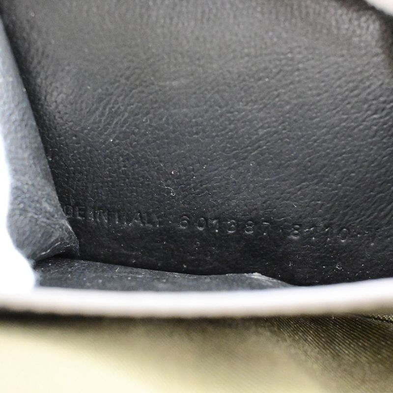 Balenciaga Compact Wallet Trifold Wallet Silver 30bs310