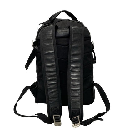 Saint Laurent Paris Backpack Sac - 649765 Black Leather