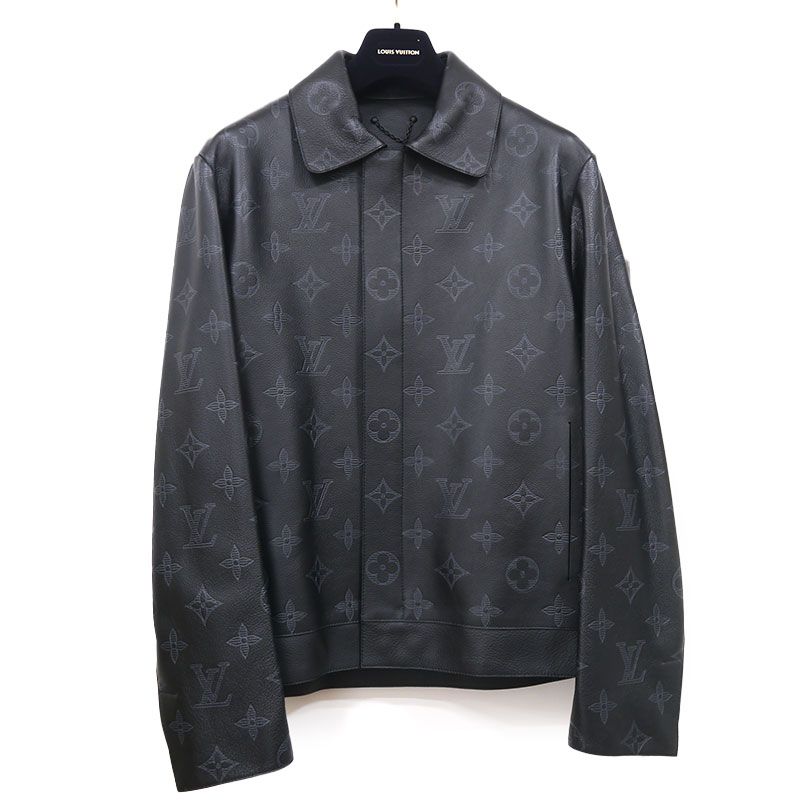 Louis Vuitton Leather Blouson Hkl04emjy Jacket Monogram
