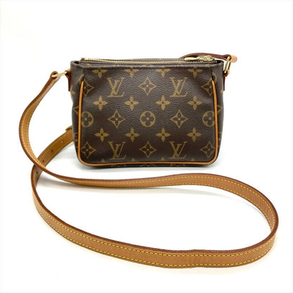 Louis Vuitton Viva Cité PM Shoulder Bag Monogram Canvas M51165 Brown Gold