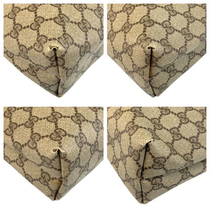 Gucci Vintage Sherry Line Old Gucci GG Supreme Canvas Tote Bag Shoulder Bag