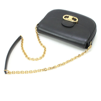 Celine Triomphe Chain Shoulder Bag Black