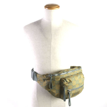 Gucci 792287 GG Ripstop Belt Bag Body Bag Leather Use Waist Bag Khaki Storage