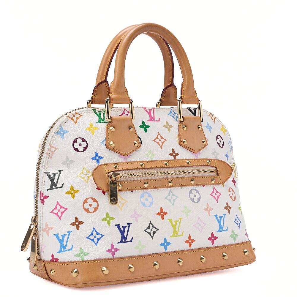 Louis Vuitton Monogram Multicolor Alma PM M92647 Handbag (gold Hardware)