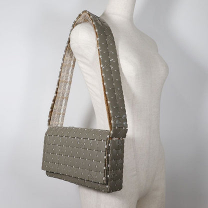 Chanel Puzzle Shoulder Plastic X Canvas Women's Shoulder Bag