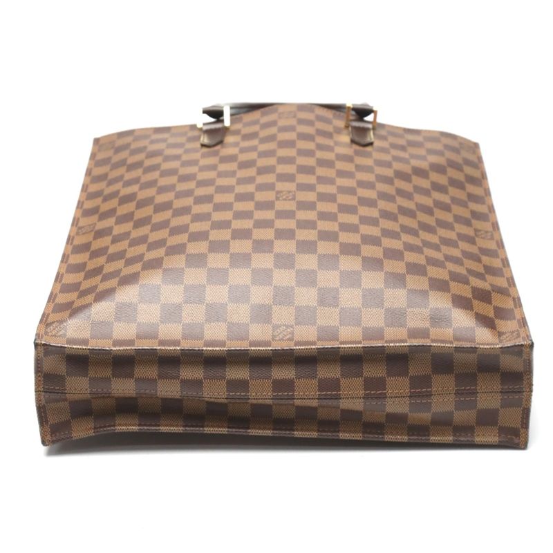 Louis Vuitton N51140 Damier Tote Bag Sac Plastic Handbag Louis Vuitton Ebène