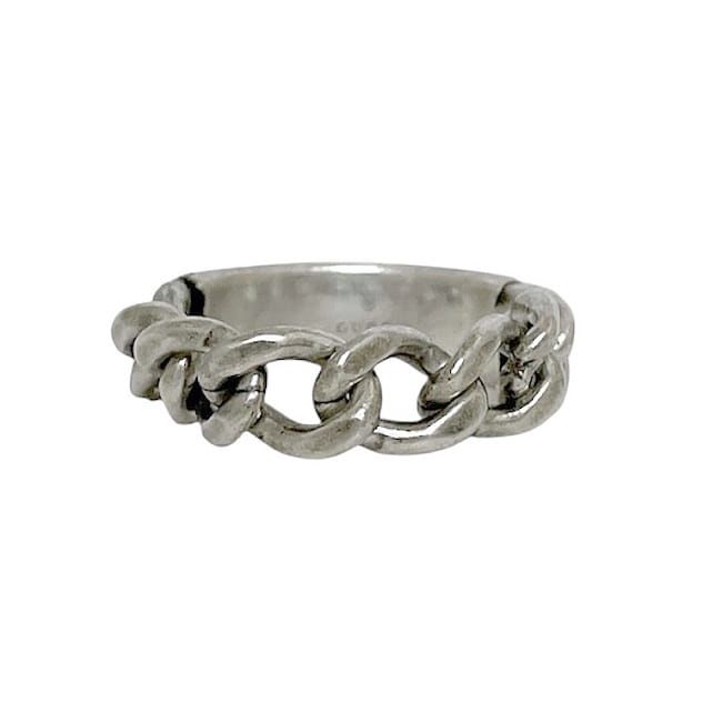 Gucci Ring Silver Green Never