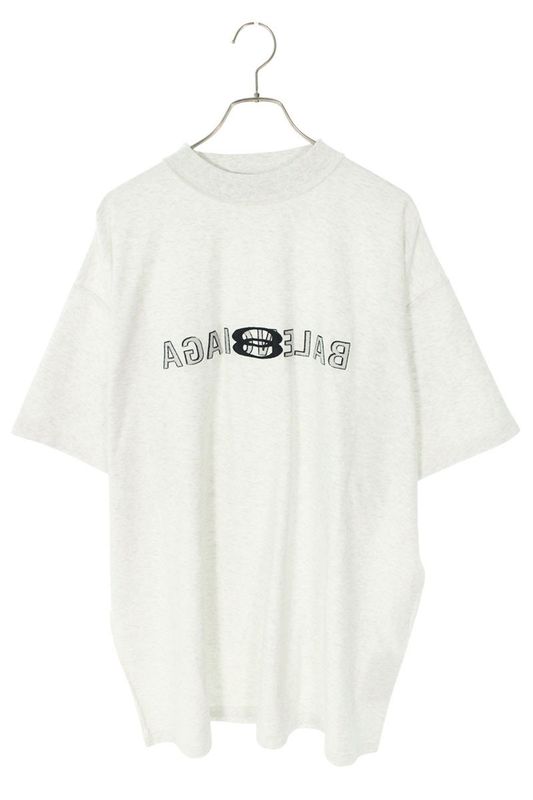 Balenciaga 24SS 787358 Tqvu5 Unity Logo Embroidered Inside Out T-shirt Men 4