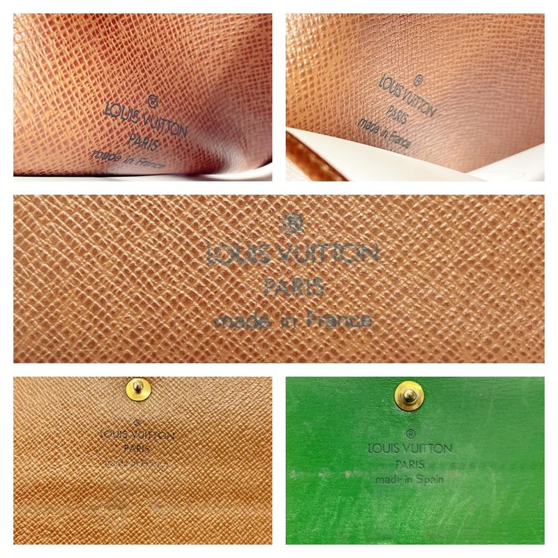 Louis Vuitton Monogram PVC Wallet 5-Piece Set Brown 395731 Long Wallet