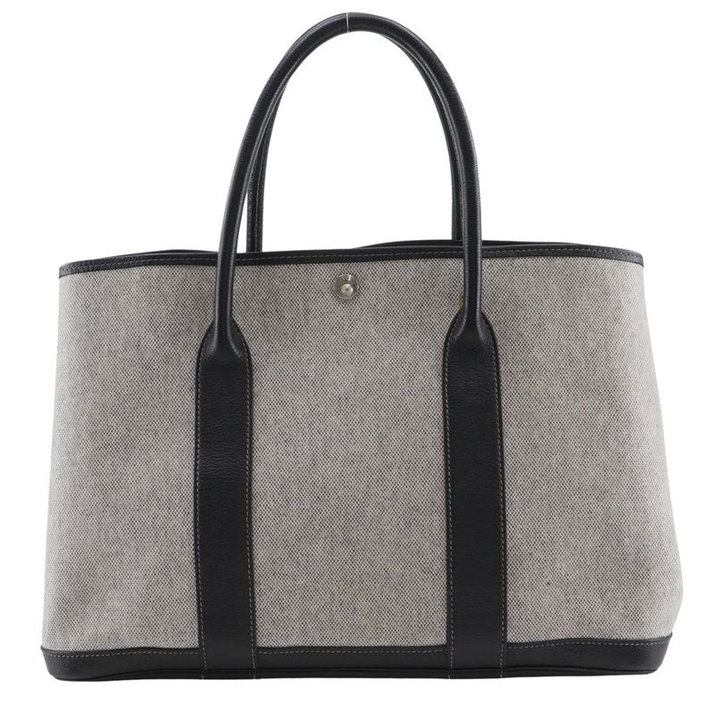 Hermes Garden Party 36 PM Toile Ash Gray Ladies Tote Bag