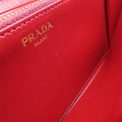 Prada Chain Wallet Long Wallet With Change Pocket Saffiano Women