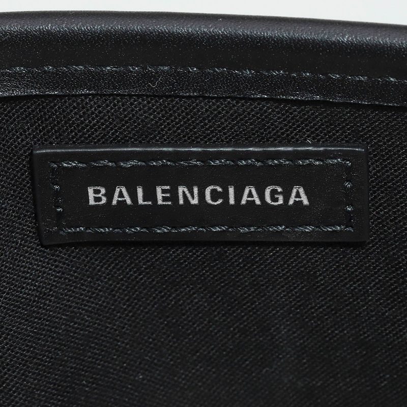 Balenciaga Tote Bag Navy Cabas Su Black