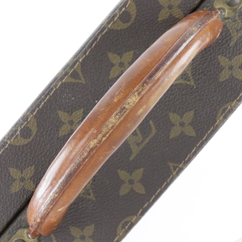 Louis Vuitton Crusher Attaché Case M53124 Monogram Canvas Brown Co0920 Unisex