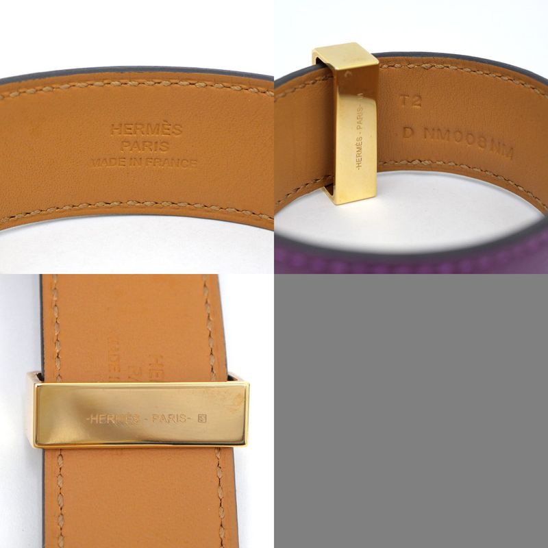 Hermes Collier De Chien 24 Bracelet Anemone Gold Hardware T2 Eva Color