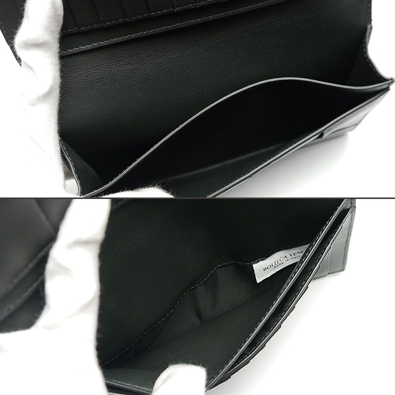 Bottega Veneta Cassette Bi-fold Billfold In Black *none Change Purse