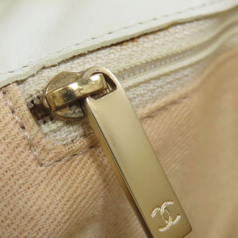 Chanel Coco Mark Gold Hardware Handbag Canvas Calf Women