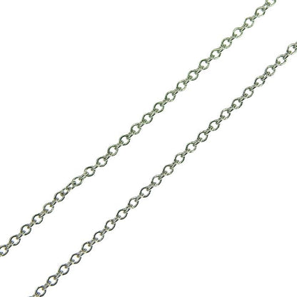 Tiffany & Co Open Circle Mini Diamond Necklace Pt950 Platinum Diamond 40.5cm