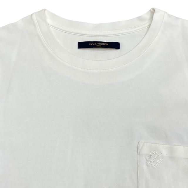 Louis Vuitton Ca36929 T-shirt Short Sleeve Top Cut And Sewn Cotton Logo White