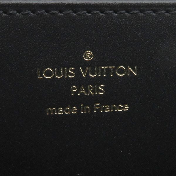Louis Vuitton Long Wallet Nanogram Zippy Wallet Calf Noir Black Gold Hardware