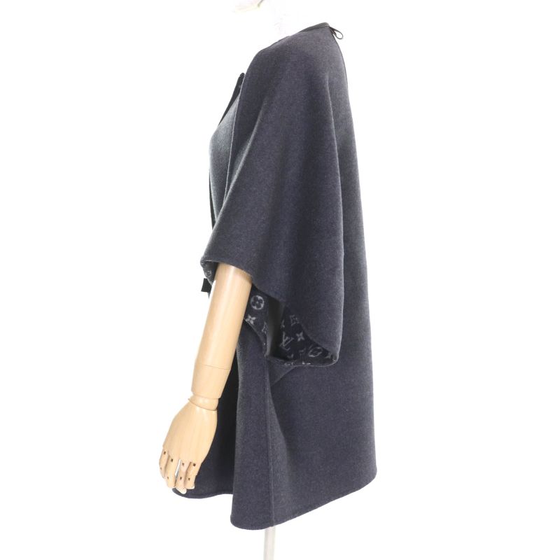 Louis Vuitton Fgc038qwe Wool-silk Blend With Belt Monogram Leather Used Winged