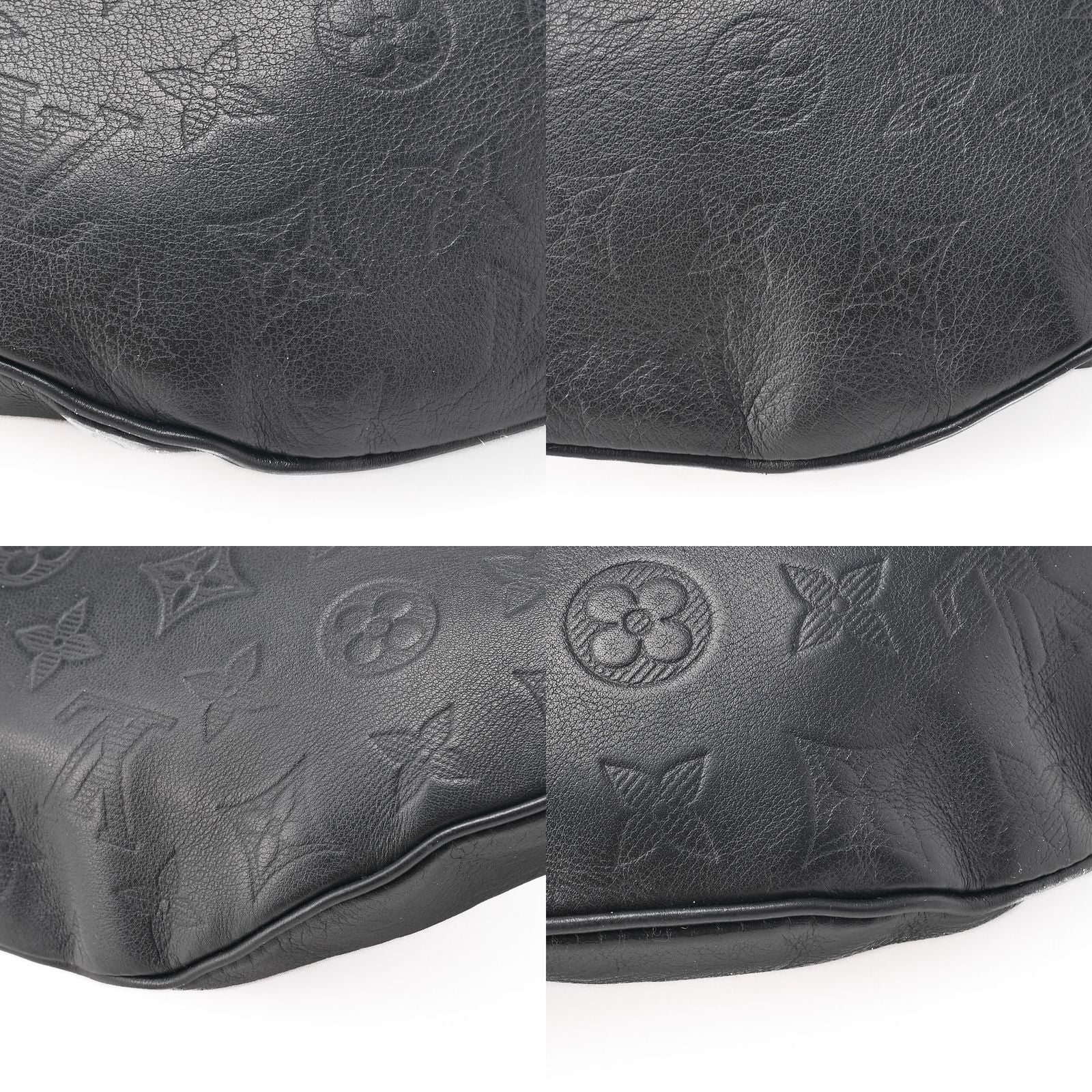 Louis Vuitton Monogram Shadow Discovery Pam Bag Shoulder Bag Black Noir Black