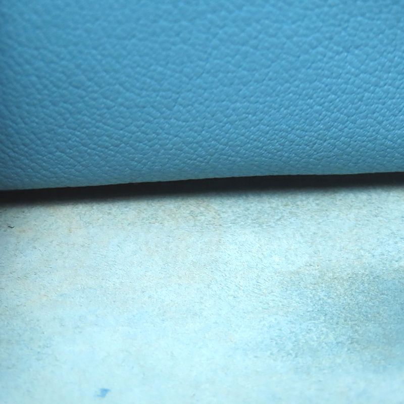 Hermes Birkin 30 Blue Jean Silver Hardware Handbag Epson Women