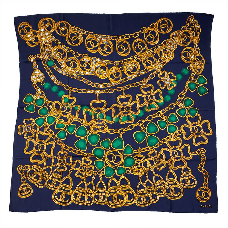 Chanel Gripoa Pattern Medium Scarf
