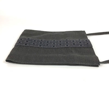 Hermes Shoulder Bag Yale Line Polyester Gray